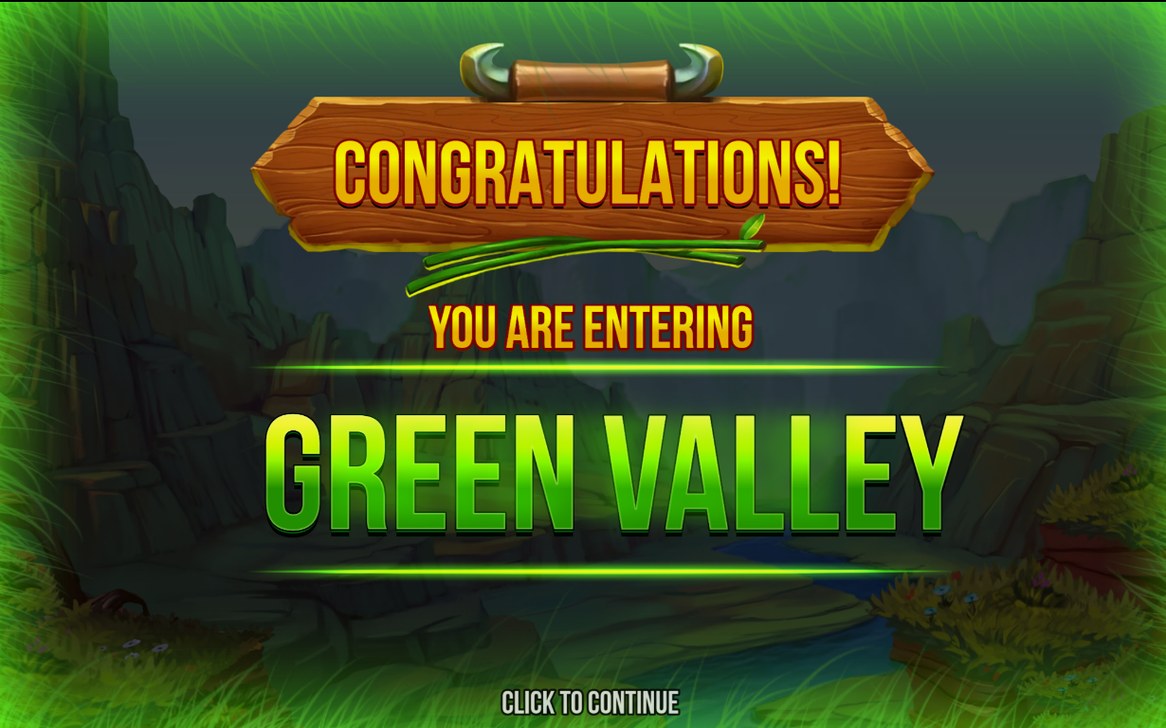 Free spins counter in the Green Valley Feature