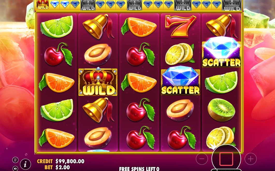Free Spins round with the roaming WILD on the grid