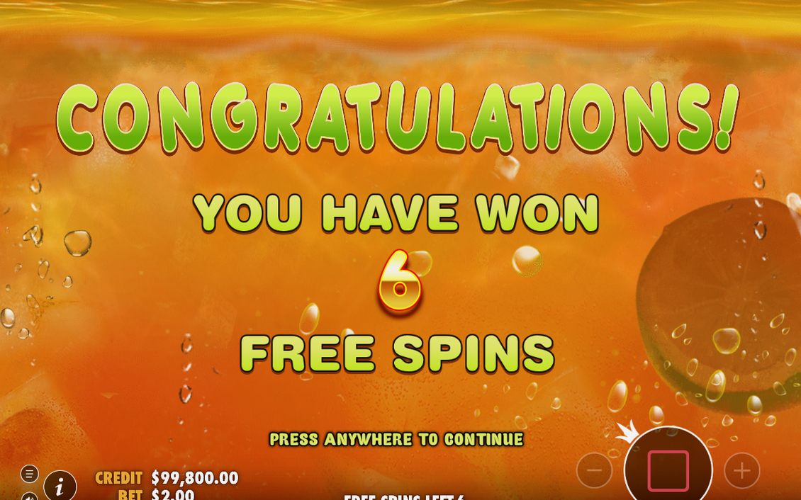 Free Spins counter after a SCATTER retrigger
